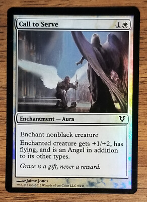 2012 MTG: Call to Serve Foil English - Avacyn Restored (AVR) - See Pictures