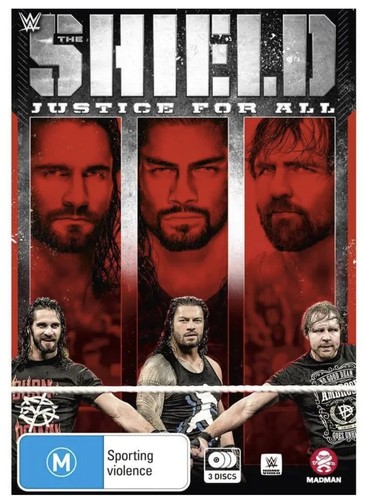 WWE: The Shield - Justice for All (DVD) New & Sealed - Region 4 - Picture 1 of 1