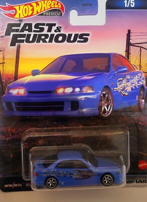 Hotwheels Premium 1:64 Custom Acura Integra Sedan GSR *Fast & Furious