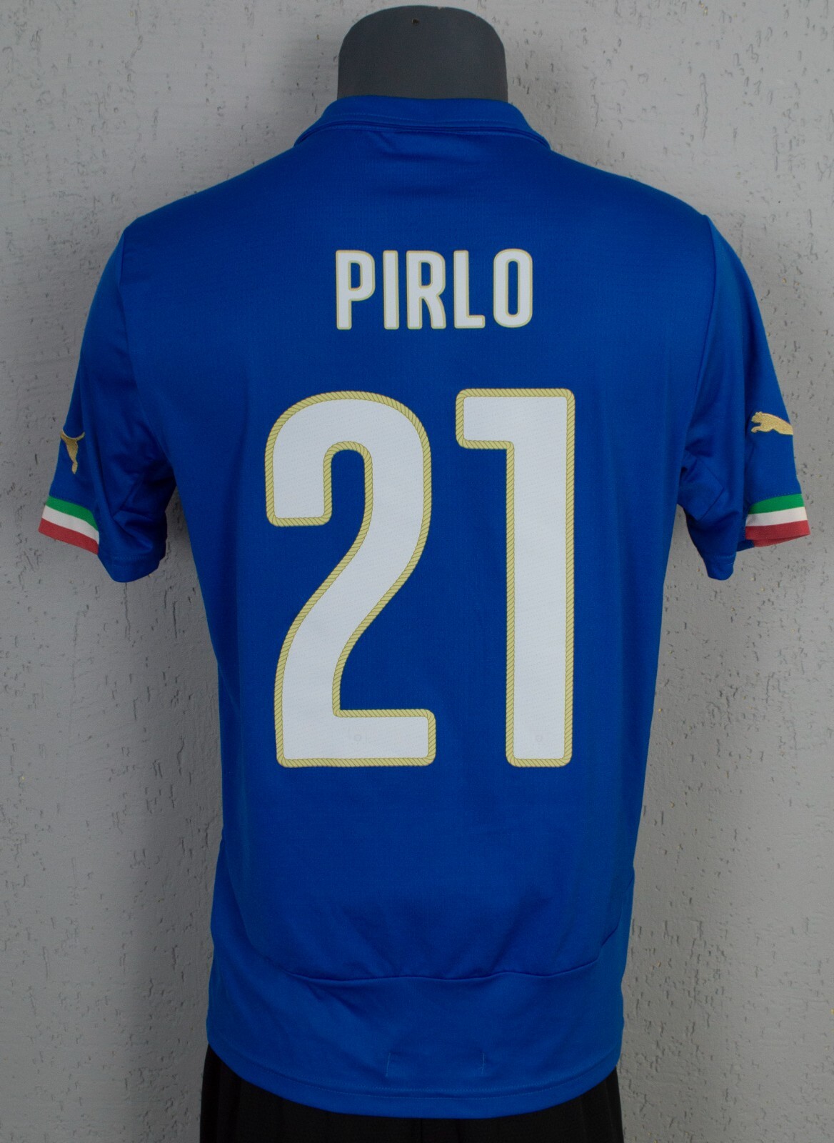 イタリア代表 2014 #21 ピルロ 長袖 ユニフォーム イタリア代表 2014 #21 ピルロ 長袖 ユニフォーム イタリア代表