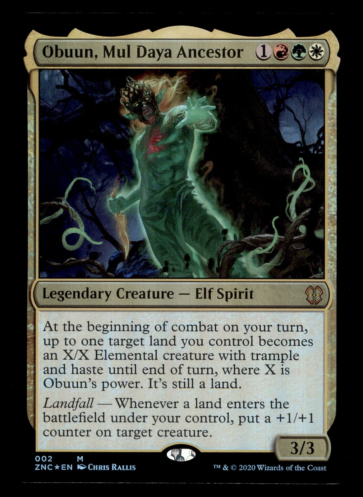 Foil* Obuun, Mul Daya Ancestor | MtG Zendikar Rising | ZNC