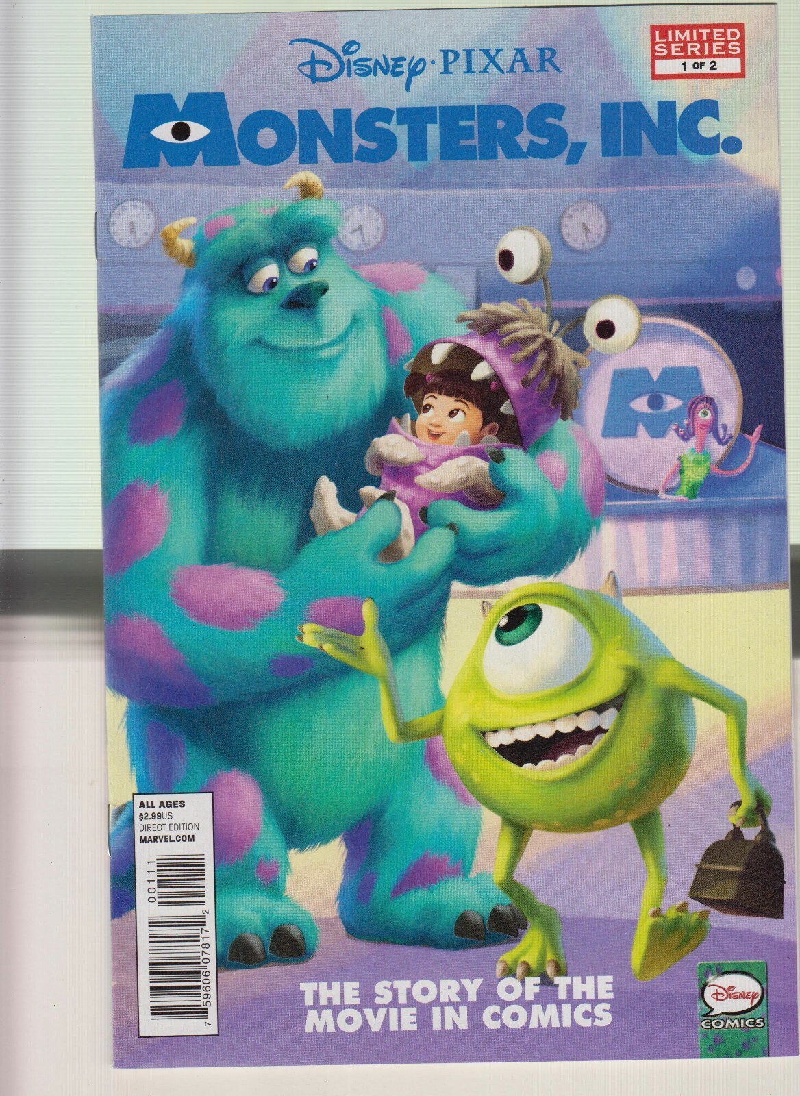 Monsters, Inc. 1 Marvel (2013) and 1 Boom Studio (2009
