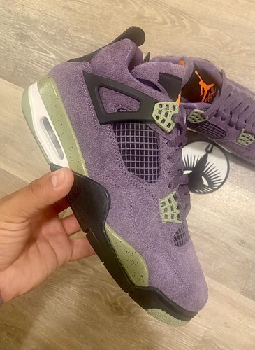 Pre-owned Jordan Nike Air  4 Retro 'canyon Purple Orange' Aq9129-500 Women's 9, Men's 7.5