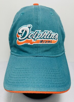 Vintage Miami Dolphins Hat NFL Adjustable Reebok Cap Old Logo