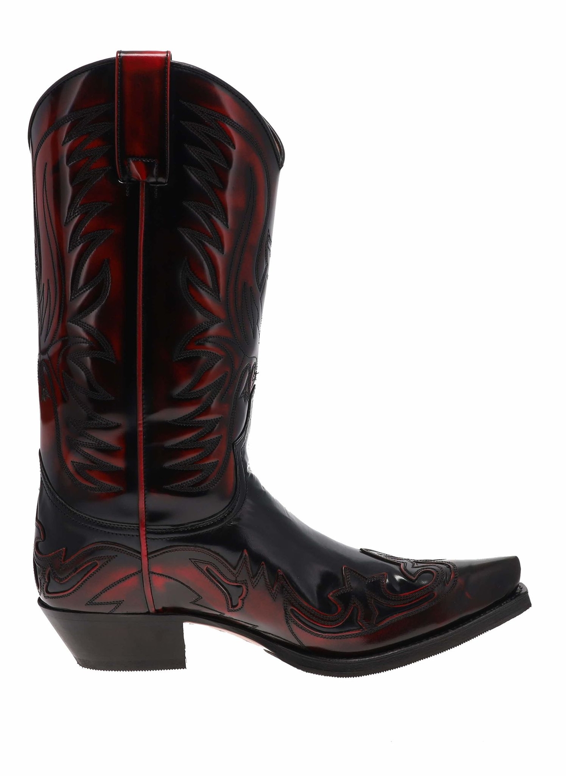 SENDRA SENDRA BOOTS 3241 HERREN WESTERNSTIEFEL ROT SCHWARZ