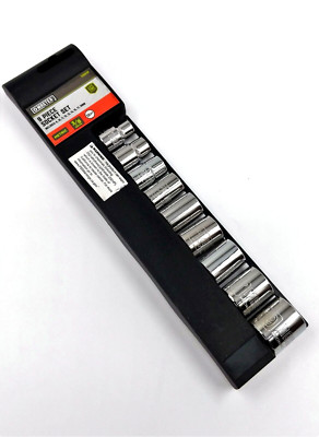 9-Piece 3/8  Drive Metric Socket Set 12 PT, 9mm   19mm, Master Mechanic
