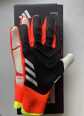 Adidas Predator GL Pro Goalkeeper Gloves New in Box size 8 Negative Cut Black