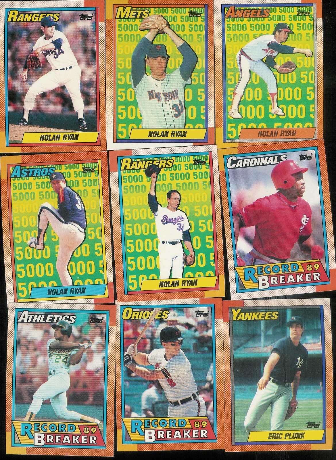 1990 TOPPS BASEBALL COMPLETE SET 1-792 | eBay