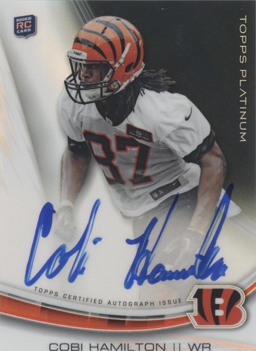 2013 Topps Platinum Cobi Hamilton #A-CH
