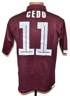 SERVETTE FC SWITZERLAND 2014/2015 HOME FOOTBALL SHIRT SIZE L ADULT CEDO #11