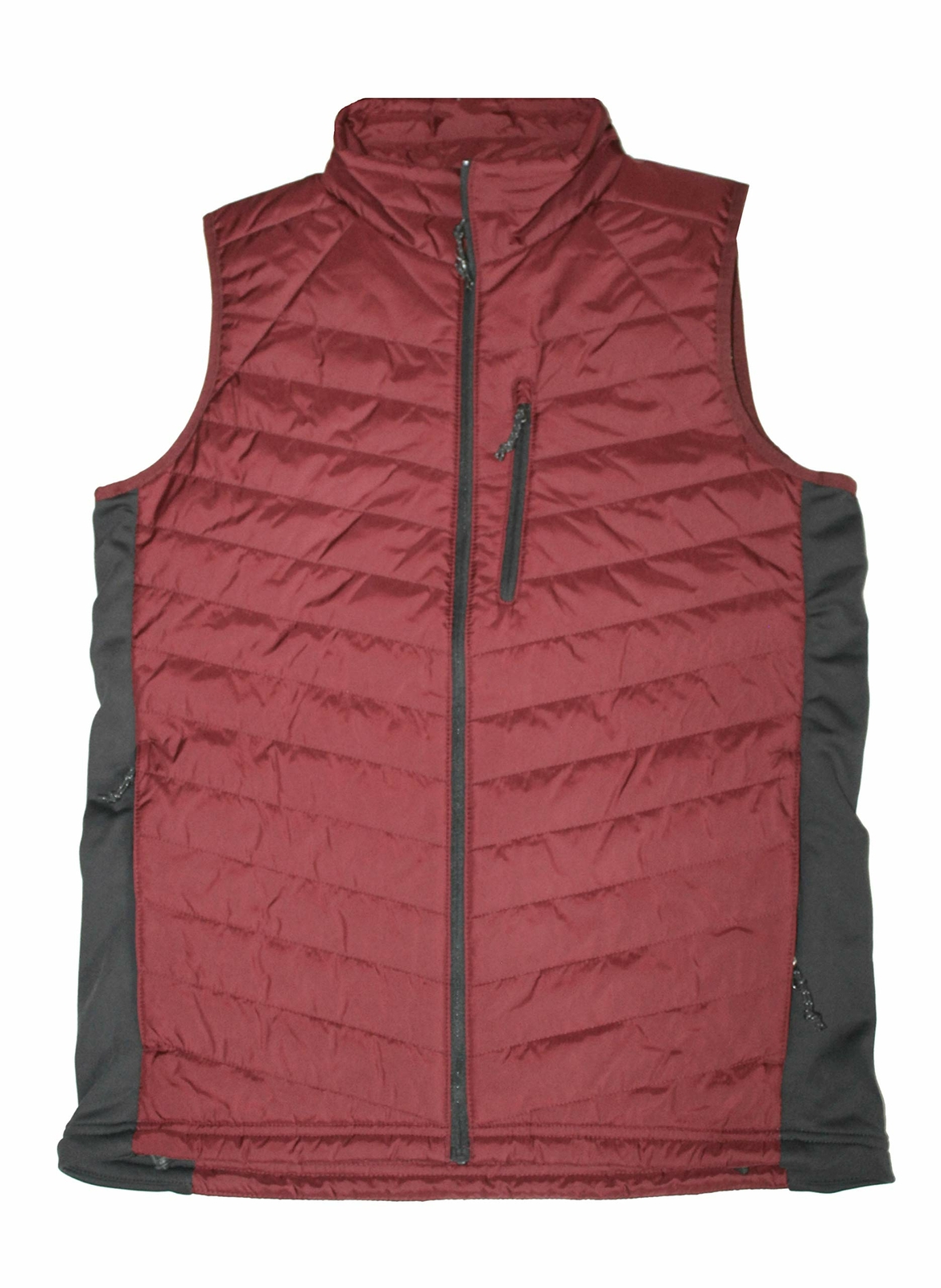 Columbia Mens Omni-Heat Cascade Trail II Hybrid Vest X-Small Beet
