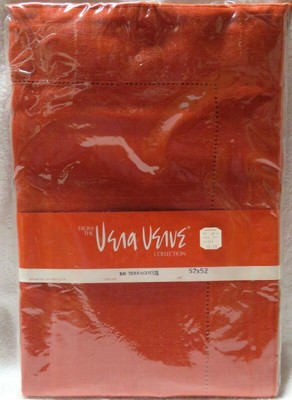 Vintage NEW NOS Vera Neumann Verve Hudson's Terracotta Tablecloth 52