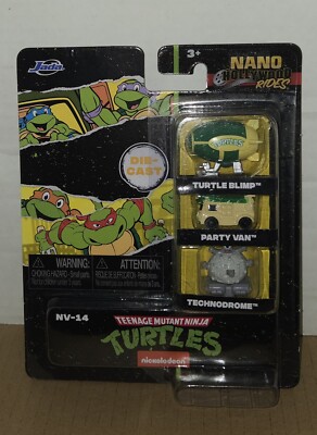 Jada Teenage Mutant Ninja Turtles TMNT Nano Hollywood Rides 3 set 2024 NV-14