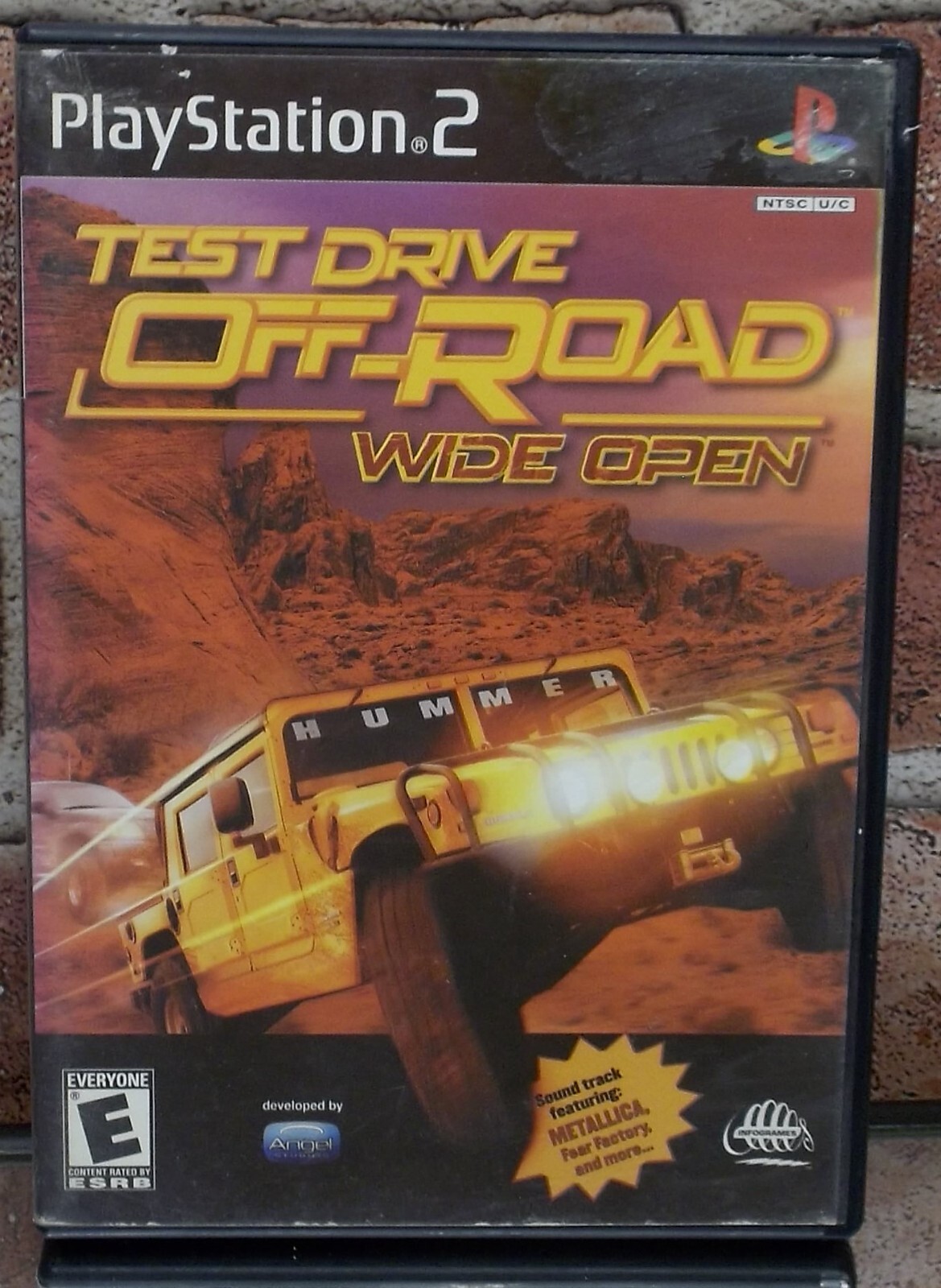 PS2 Test Drive Off Road Wide Open 2 Black Label Cleaned