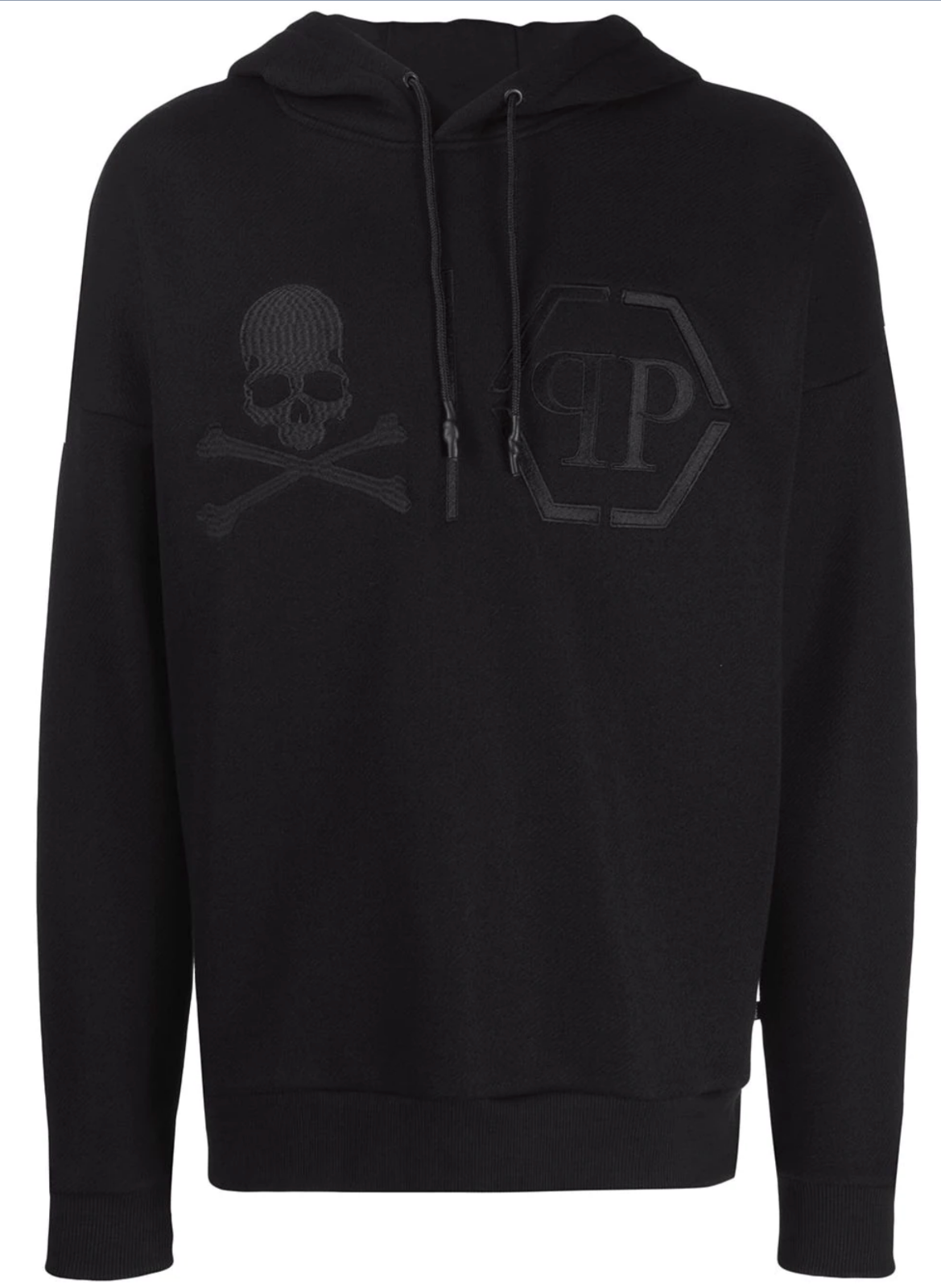 Pre-owned Philipp Plein Hooded Sweatshirt Sweater Jumper Hoody Jumper 3xl In Black