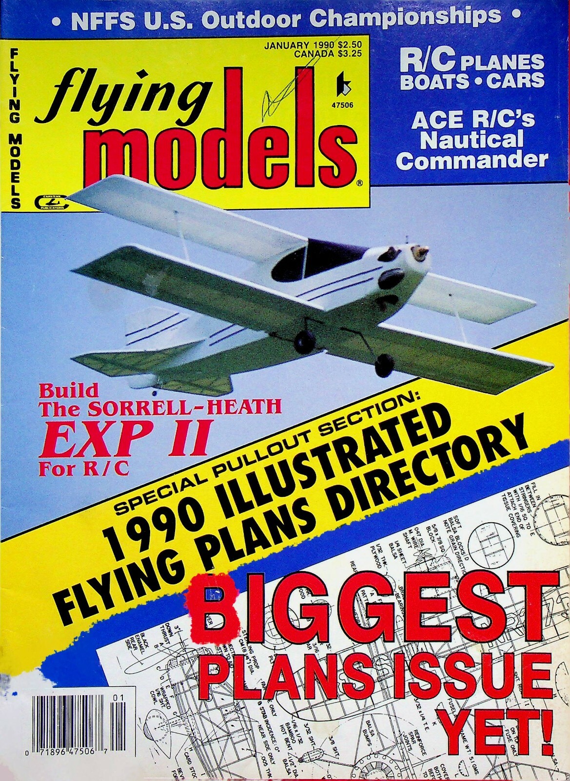航空機・ヘリコプター Desk Top Aircraft Promotional Models Vintage Flying Models Magazine January 1980 Build Sorrell