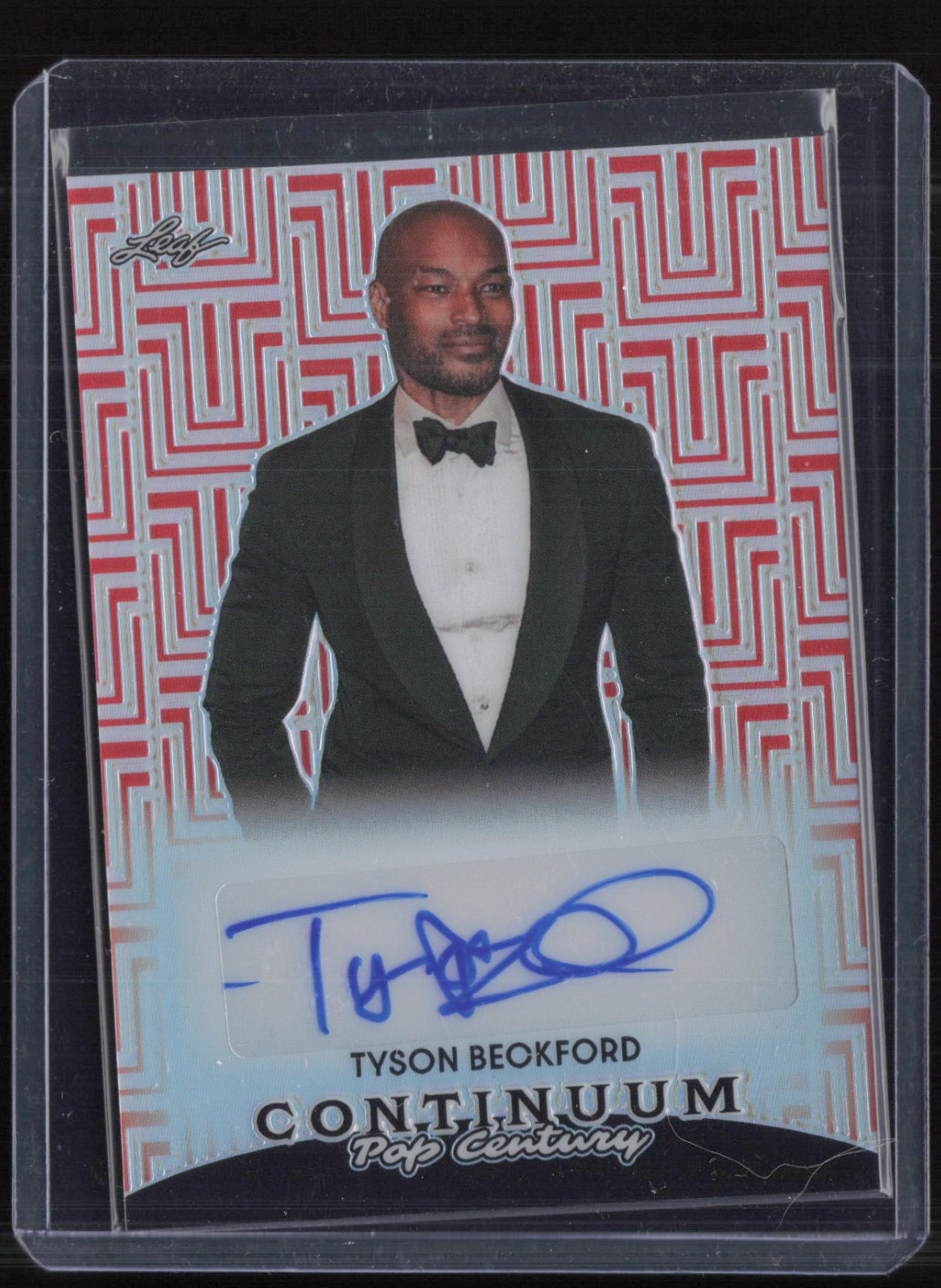 2023 Leaf Pop Century Continuum Red Tyson Beckford 35/49 Auto Autograph
