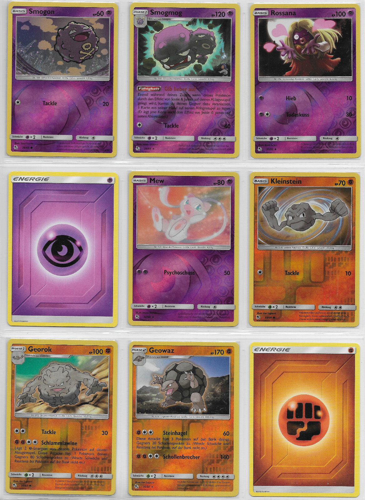 Lot - Reverse Holo -Basis Karten Sammlung- Verborgenes Schicksal 2019 -DE- Mint