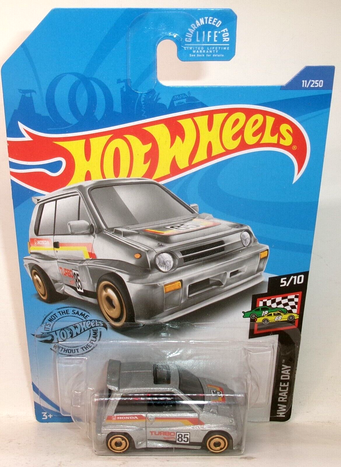 2020 HOT WHEELS HW RACE DAY 5/10 SILVER '85 HONDA CITY TURBO II