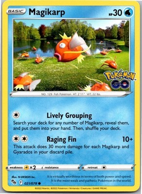 Magikarp - Pokemon GO 021/078 - Common - Regular