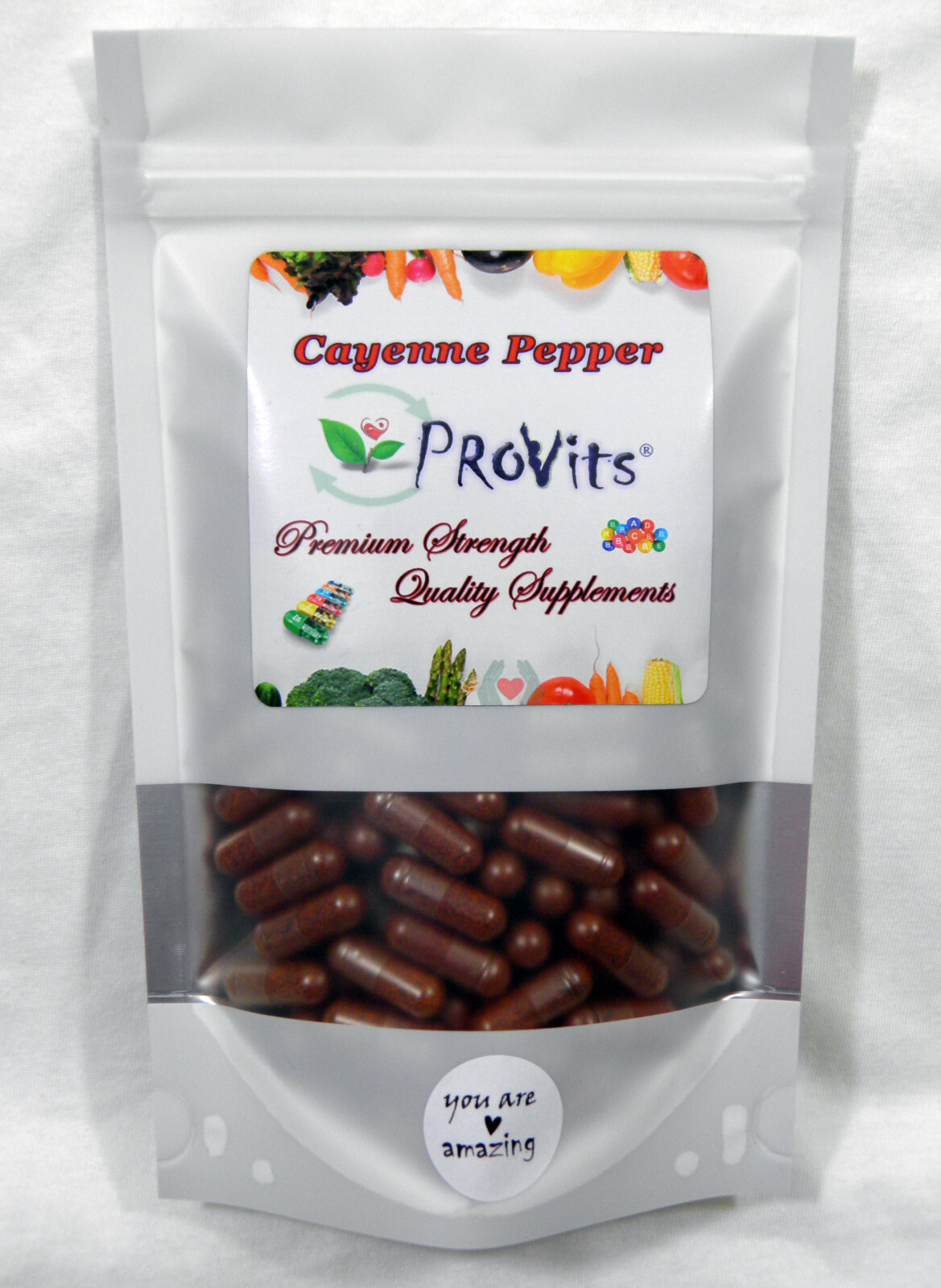 Cayenne Pepper Capsules 600mg 100 Vegan Capsules LETTERBOX FRIENDLY