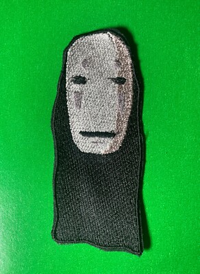 Kaonashi (No Face) Spirited Away Iron on sew on patch. Free UK postage