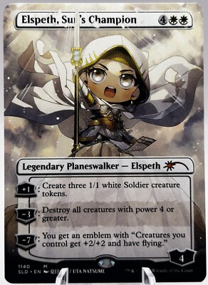 Elspeth, Sun's Champion 1140 Borderless Lil Walkers Secret Lair Drop SLD MTG NM