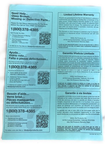 Ideal Plastic Pet Door Super Large White 15