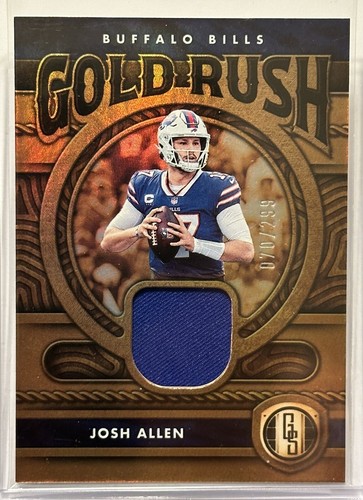 2022 Panini Gold Standard 🔥Josh Allen🔥 Gold Rush Patch #'d