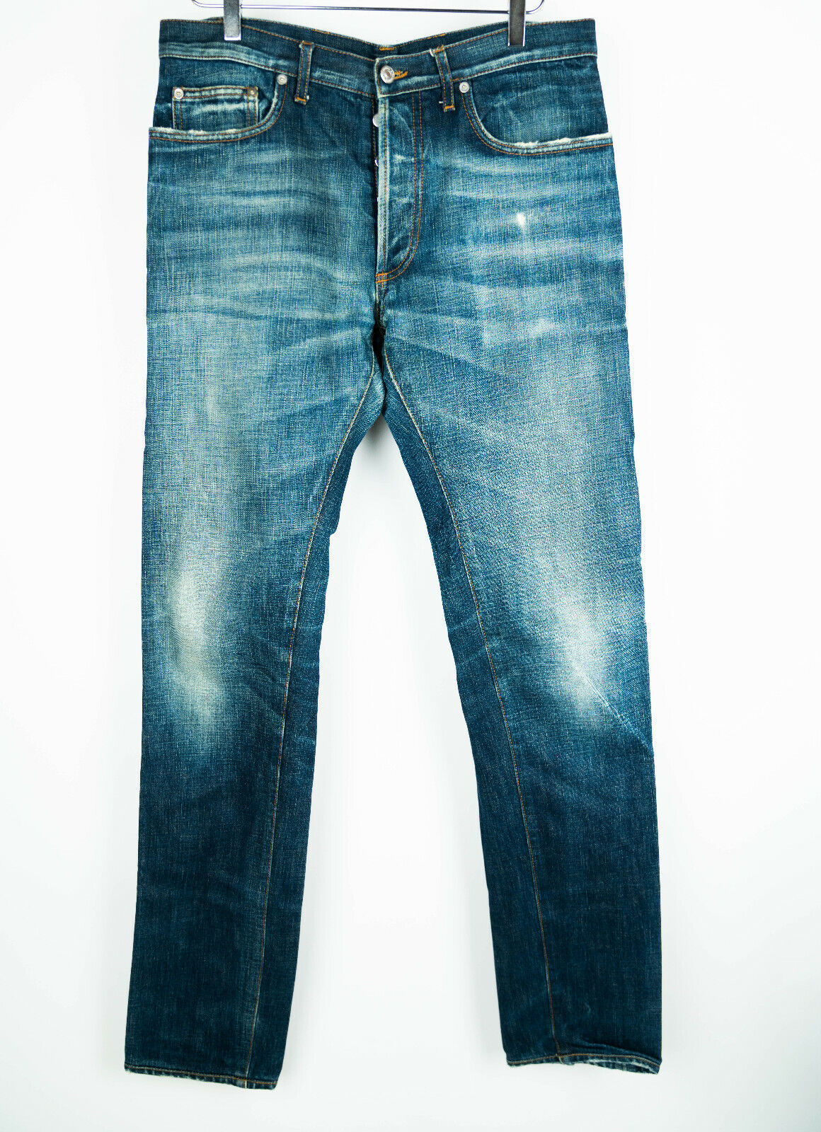 DIOR HOMME Blue Washed Denim Jeans Skinny Slim 32 33 34 DIOR HOMME Blue Washed Denim Jeans Skinny Slim 32 33 34