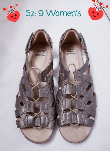 Women's Earth Origins, 9M Belle Bridget Sandal, green gold | eBay