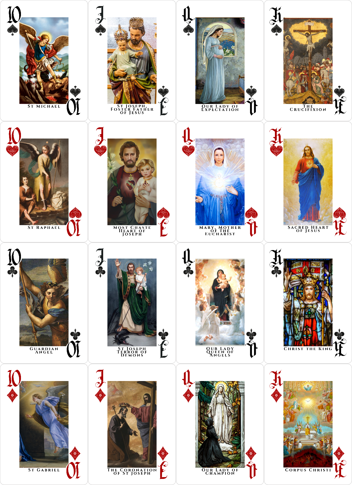 Catholic Playing Cards Saints Edition, Sealed Religious Poker Cards