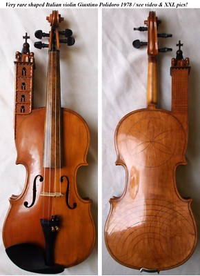 VERY RARE OLD ITALIAN VIOLIN GIUSTINO POLIDORO 1978 - VIDEO