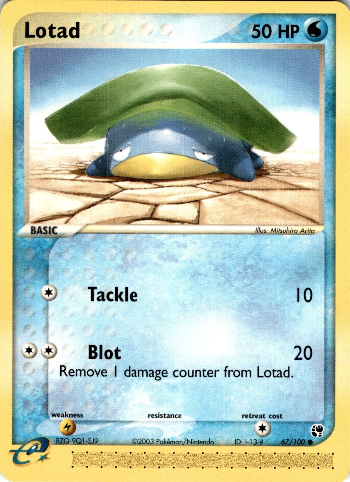 English Pokemon TCG 2003 EX Sandstorm nm-m 67 /100 Lotad | eBay English Pokemon TCG 2003 EX Sandstorm nm-m 67 /100 Lotad | eBay