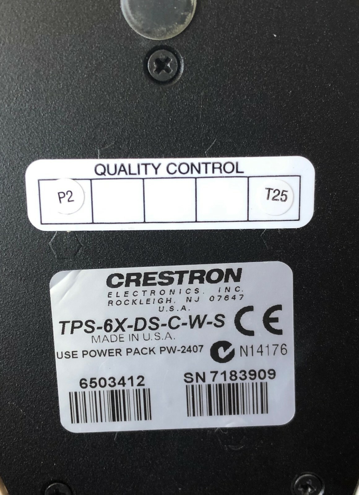 CRESTRON TPS-6X-DS-C-W-S Docking Station Only - Gloss White