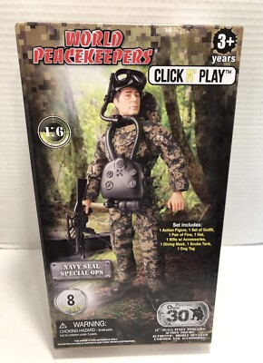1/6 World Peacekeepers Navy Seal Special OPS 12 inch Action Figure NEW in BOX