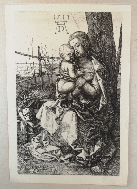 Kupfertiefdruck V. 1918. Maria Am Baum. 1513. Albrecht DüRer (1471-1528):
