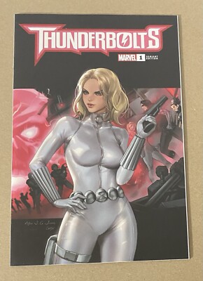 Thunderbolts #1 Black Widow 2023 Variant Marvel  Comic Book NM to NM+