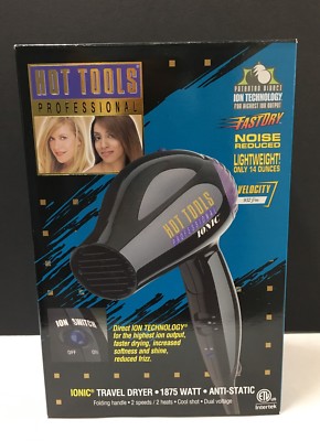 Anti-Static Travel Hair Dryer by Hot Tools Professional - MODEL 1039