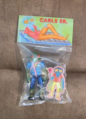 2022 Joseph Harmon Carls Sr Clear Vinyl Sofubi Toy Art Gallery Salaryman Edition