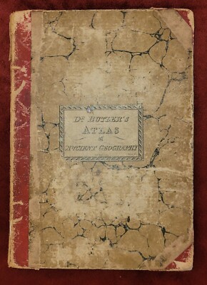 Antique Book: An Atlas Of Ancient Geography By Samuel Butler 1822 With 20 Maps 
