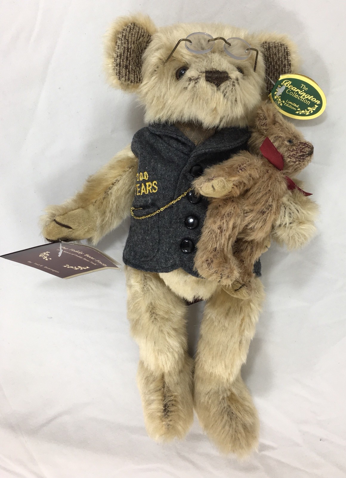 Ted E Bearington 100 Years Bear Faux Mohair 1902-2002 Limited Edition 1377 NEW