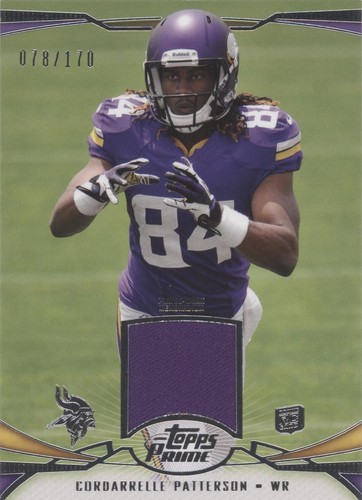 2013 Topps Prime Cordarrelle Patterson #PR-CP