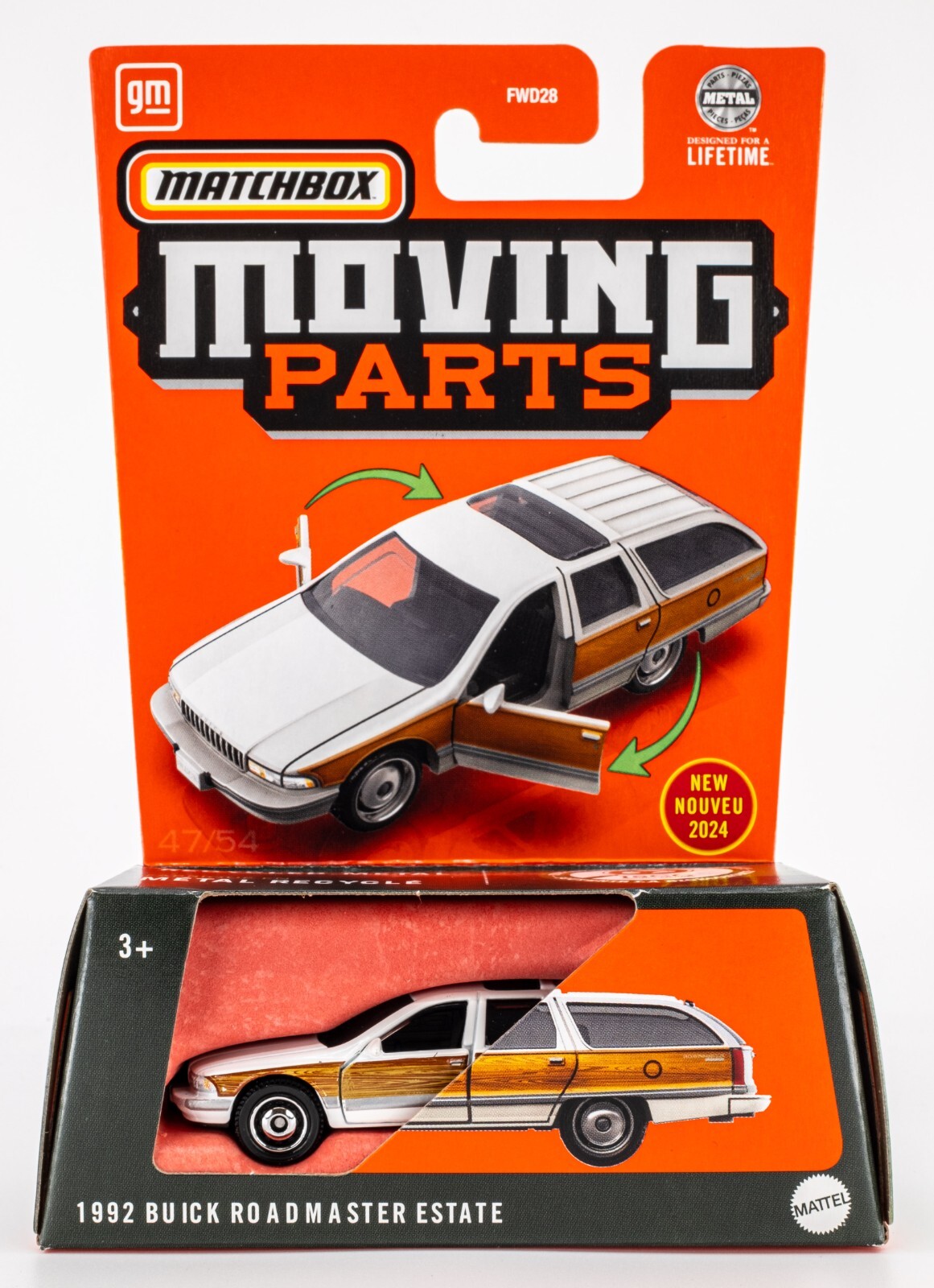 マッチボックス　47 2024 Matchbox Moving Parts #47 1992 Buick Roadmaster Estate