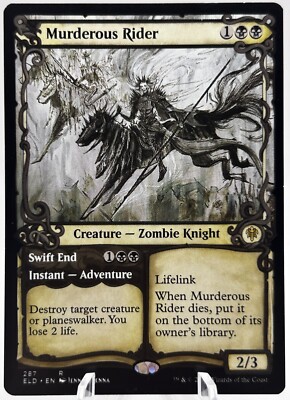 Murderous Rider 287 Showcase Throne of Eldraine ELD MTG NM