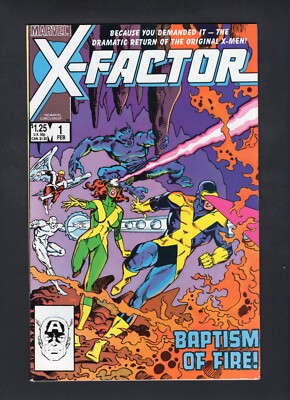 X-Factor #1 Vol. 1 1st Team X-Factor 1st Cameron Hodge Direct Marvel Comics '86