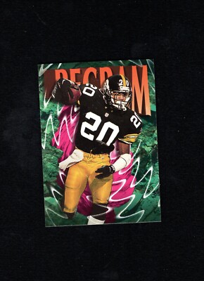 ERIC PEGRAM 1997 SKYBOX IMPACT ERROR NO NAME NO FOIL STEELERS SHARP RARE SSP 1/1
