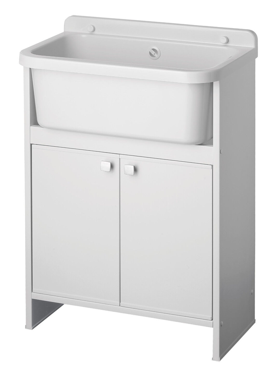 Set Ausgussbecken mit Unterschrank Waschbecken Waschtrog Spülbecken Neu