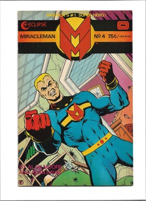 MIRACLEMAN #4 (1977) ECLIPSE COMICS ALAN MOORE ALAN DAVIS VF