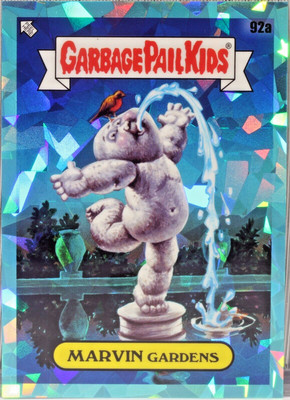 2021 Topps Garbage Pail Kids Sapphire Marvin Gardens #92a Aqua Refractor /99
